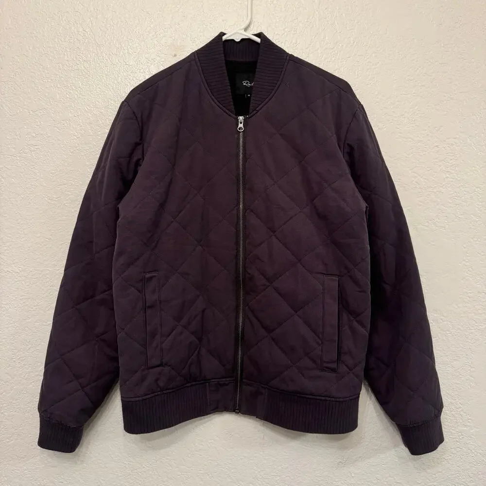 Rails Peninsula Jacket Obsedian Quited Full Zip Pockets Men’s Size Medium